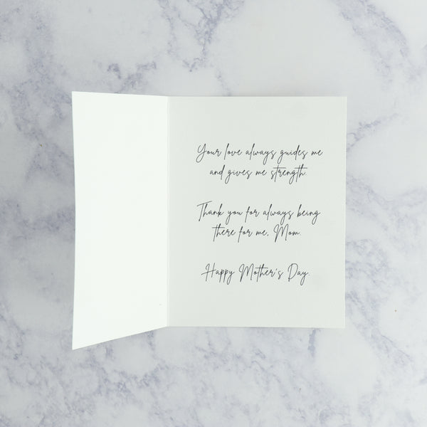 Illustrated Mom Holding Baby Mother's Day Card (For Mom)