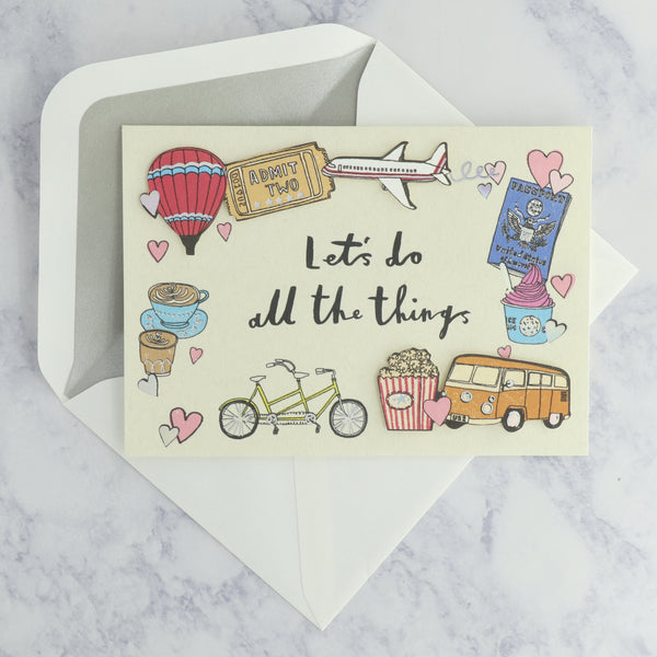 Shared Adventures "All the Things" Friendship Card