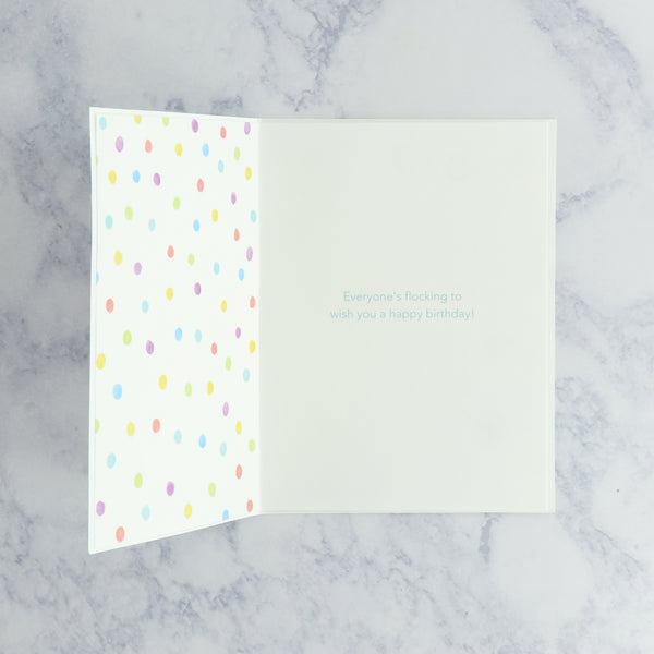 Party Flamingos Birthday Card