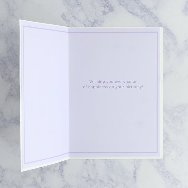 Gemmed Ice Cream Cone Birthday Card