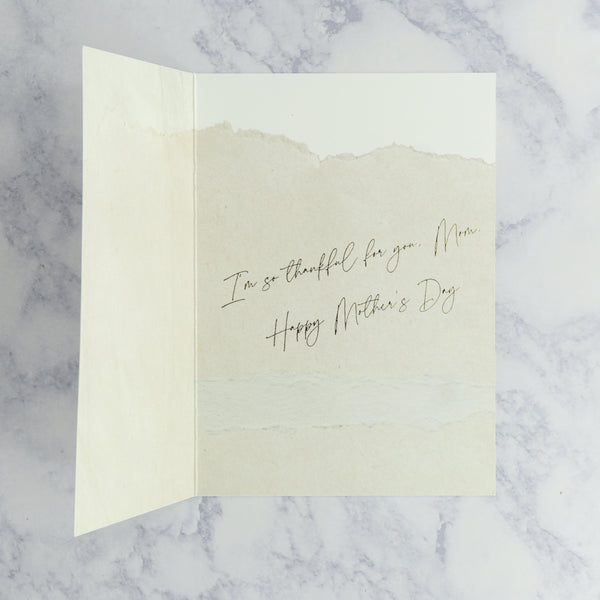 Lettering "All That I Am" Mother's Day Card (For Mom)