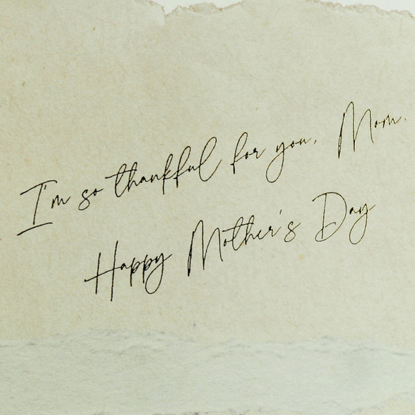 Lettering "All That I Am" Mother's Day Card (For Mom)