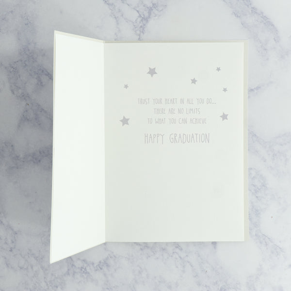 Shoot For The Moon Graduation Card