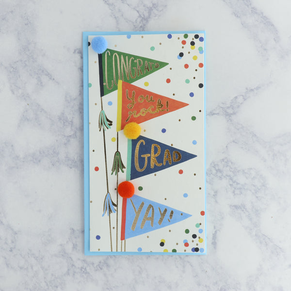 Grad Pennants Graduation Card
