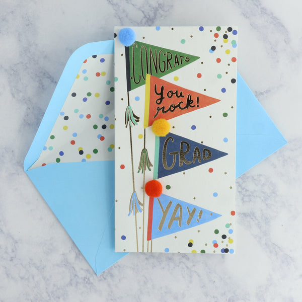 Grad Pennants Graduation Card