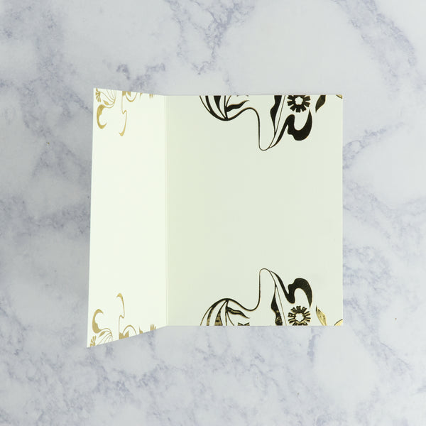 Garden Floral Nouveau Frame Mother's Day Card (For Mom)