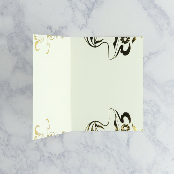 Garden Floral Nouveau Frame Mother's Day Card