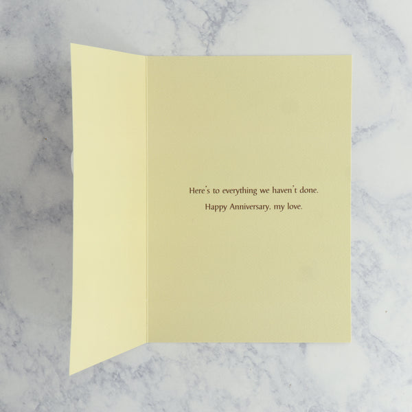 Handmade Hawaiian Outfits Anniversary Card
