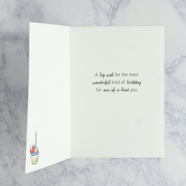 Snow White With Cupcake Birthday Card