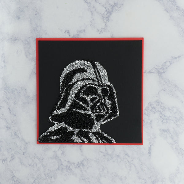 Gemmed Darth Vader Birthday Card
