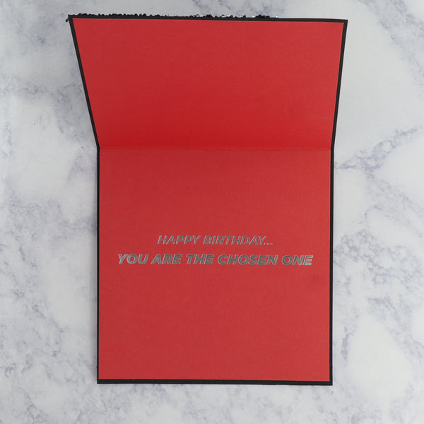 Gemmed Darth Vader Birthday Card