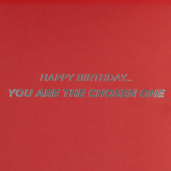 Gemmed Darth Vader Birthday Card