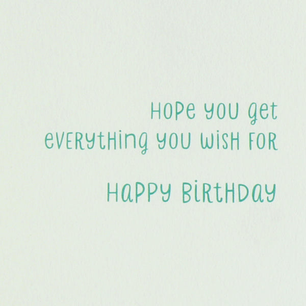 Cat Fish Balloon Birthday Card