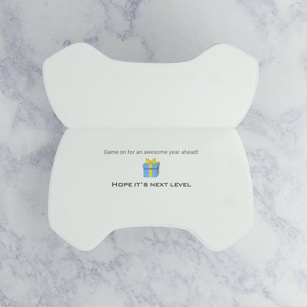 Die-Cut Game Controller Birthday Card