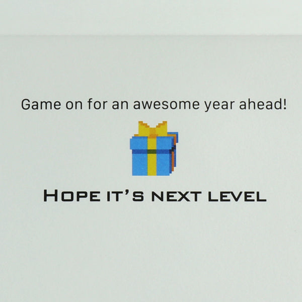 Die-Cut Game Controller Birthday Card