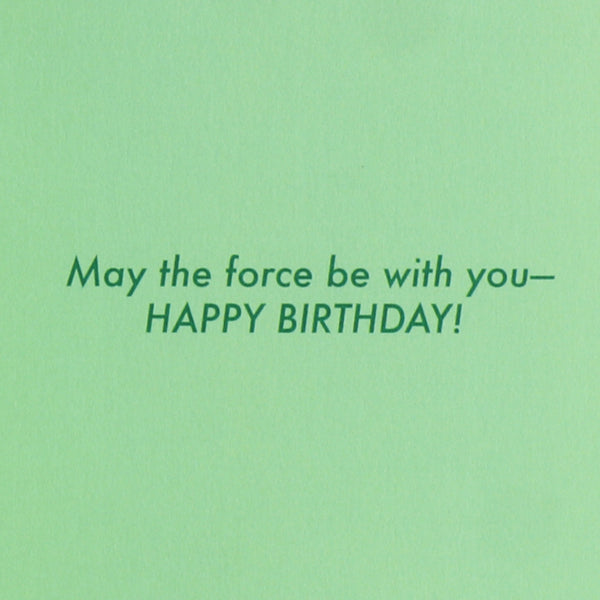 Baby Yoda Balloons Star Wars Birthday Card
