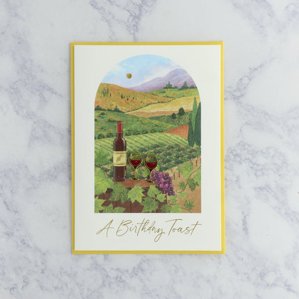 Vineyard View Birthday Card