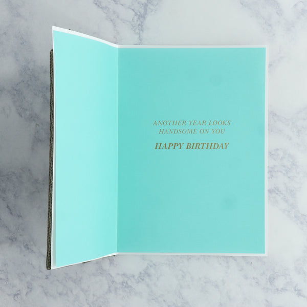 Cardigan & Bowtie Birthday Card