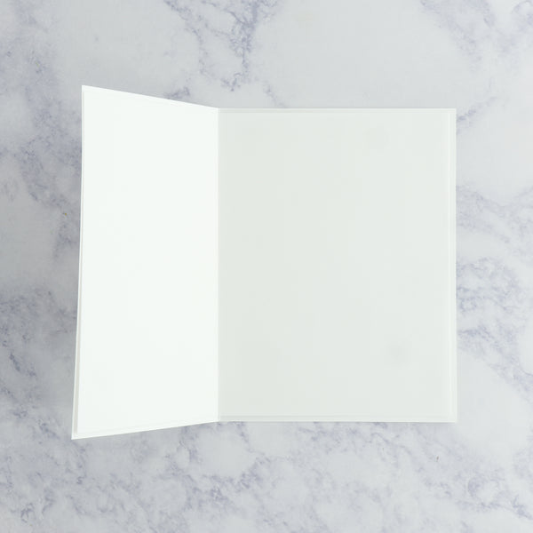Vellum Pink Orchid Blank Card