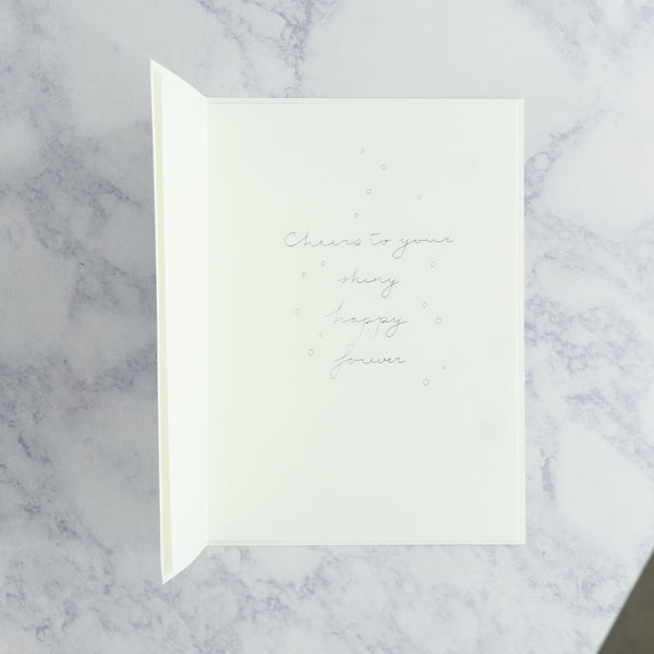 Disco Sticks Wedding Card