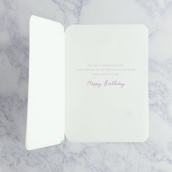 Handmade Vellum Anemone Birthday Card (For Mom)