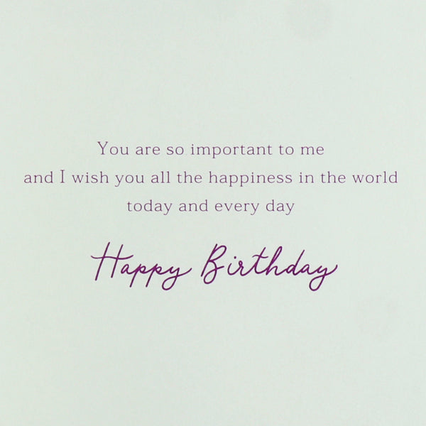 Handmade Vellum Anemone Birthday Card (For Mom)