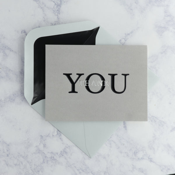 Lettering Thank You Card