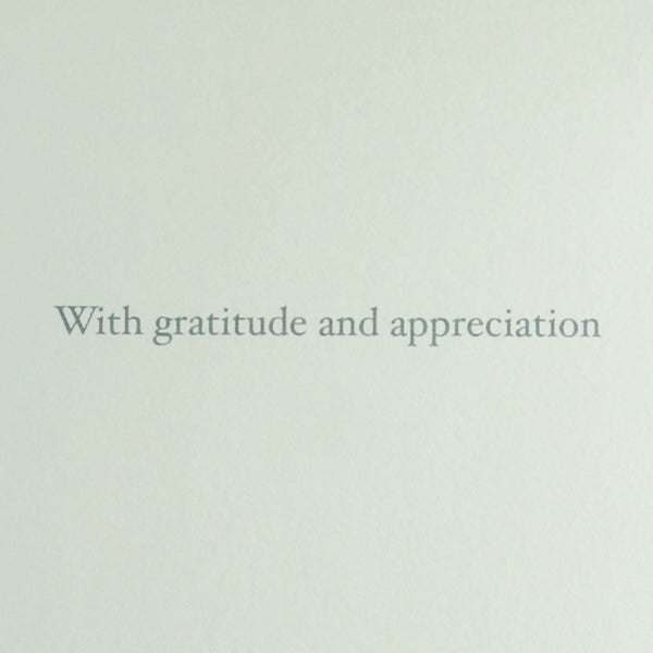 Lettering Thank You Card