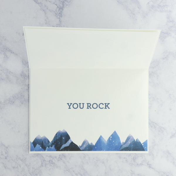 Handmade Mountain Thank You Card