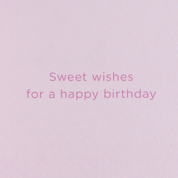 Handmade Gemmed Pink Cupcake Birthday Card