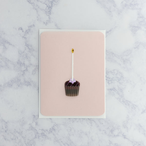 Handmade Bonbon Cupcake Birthday Card