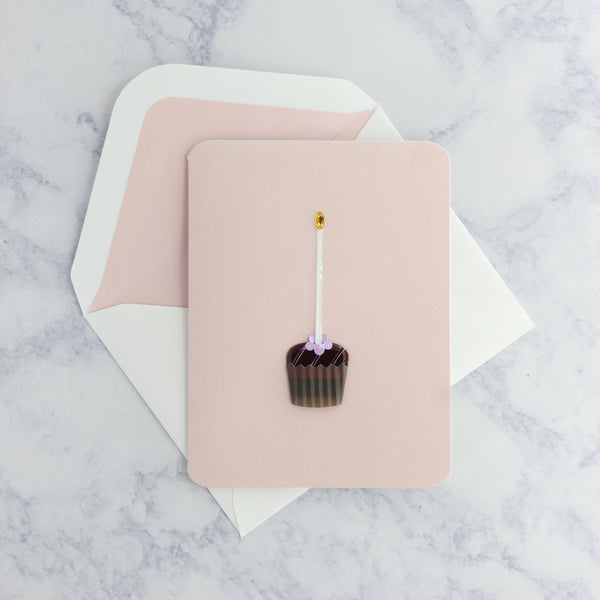 Handmade Bonbon Cupcake Birthday Card