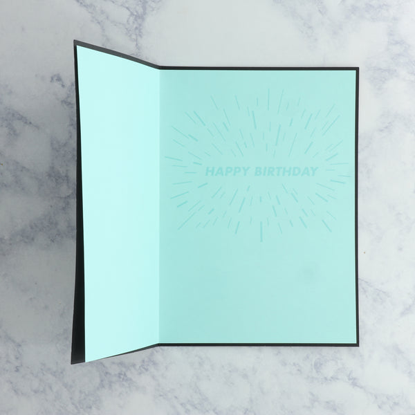 Handmade Lightsaber Cupcake Birthday Card
