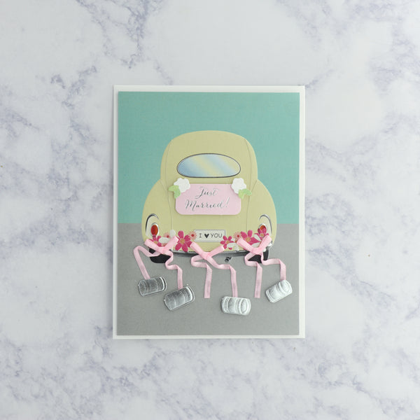 Getaway Car Wedding Card