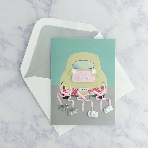 Getaway Car Wedding Card