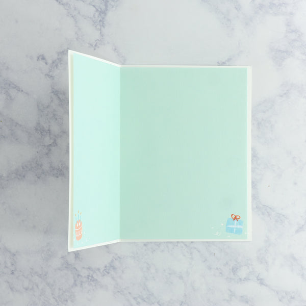 Celebratory Turtle Birthday Card