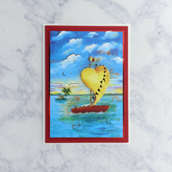 Sailboat Couple Anniversary Card