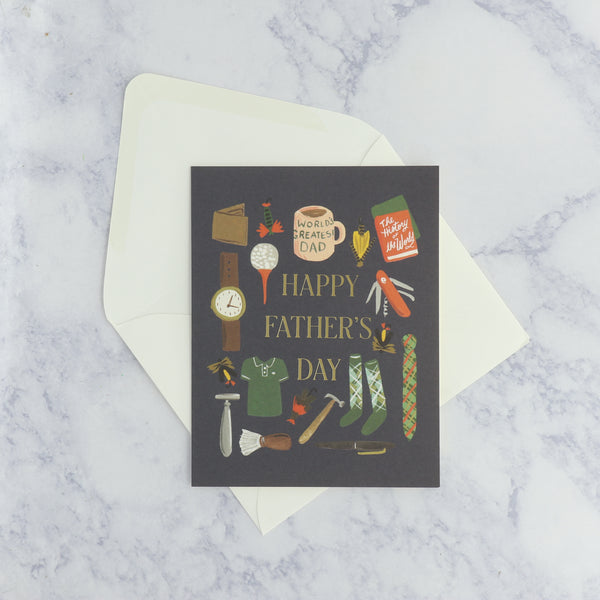 Dad's Favorite Things Father's Day Card