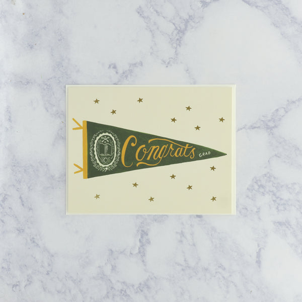 Congrats Pennant Graduation Card