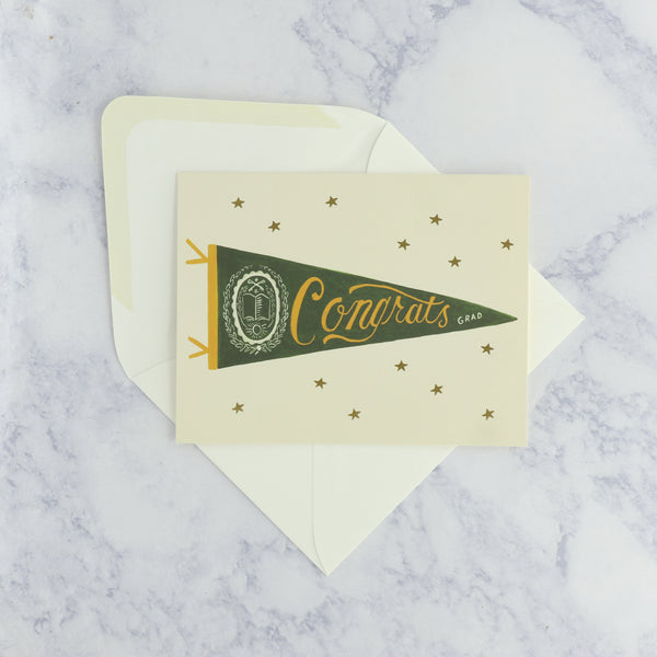Congrats Pennant Graduation Card