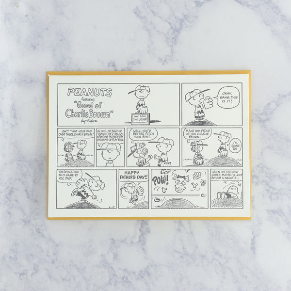 Letterpress "My Son The Loser" Peanuts Father's Day Card
