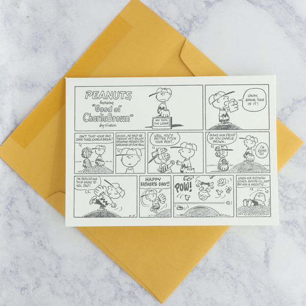 Letterpress "My Son The Loser" Peanuts Father's Day Card