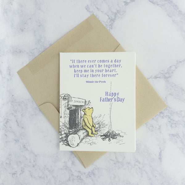 Winnie The Pooh Father's Day Card