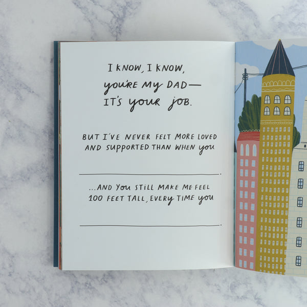 “So Lucky You’re My Dad” Fill-In Book