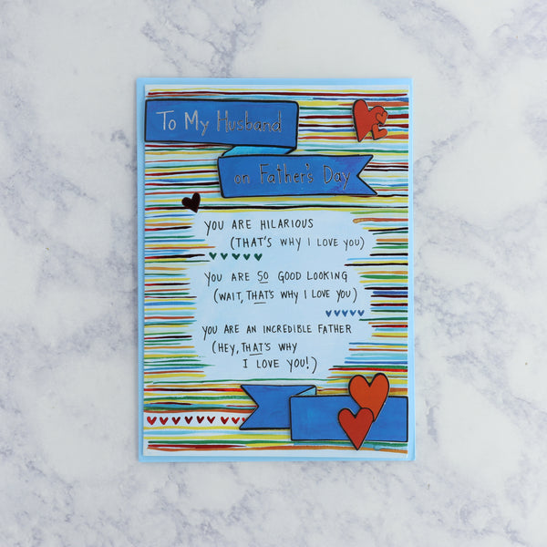 "You Are An Incredible Father" Father's Day Card (Husband)