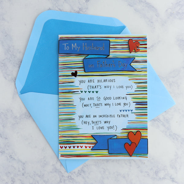 "You Are An Incredible Father" Father's Day Card (Husband)
