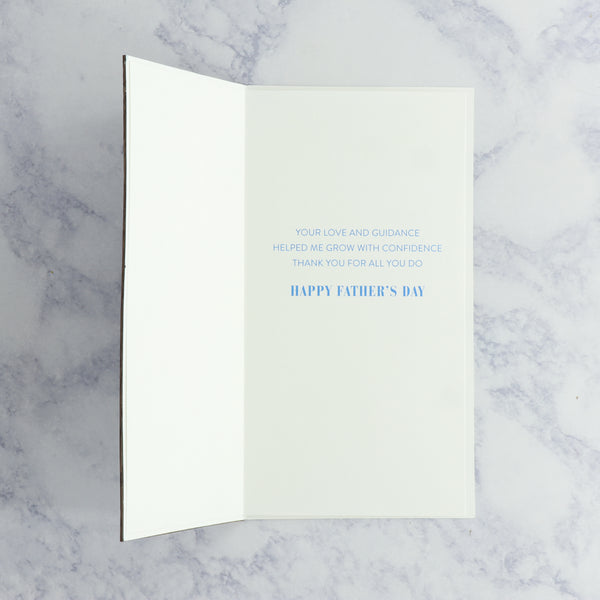 Laser-Cut Wooden Forest Father's Day Card (Dad)