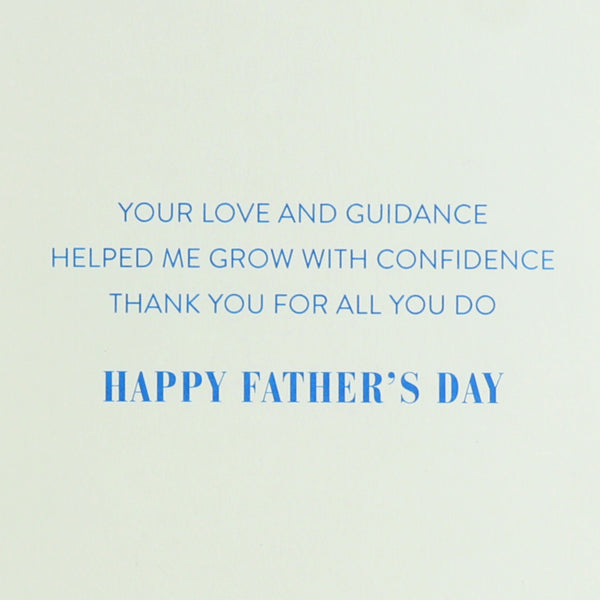 Laser-Cut Wooden Forest Father's Day Card (Dad)