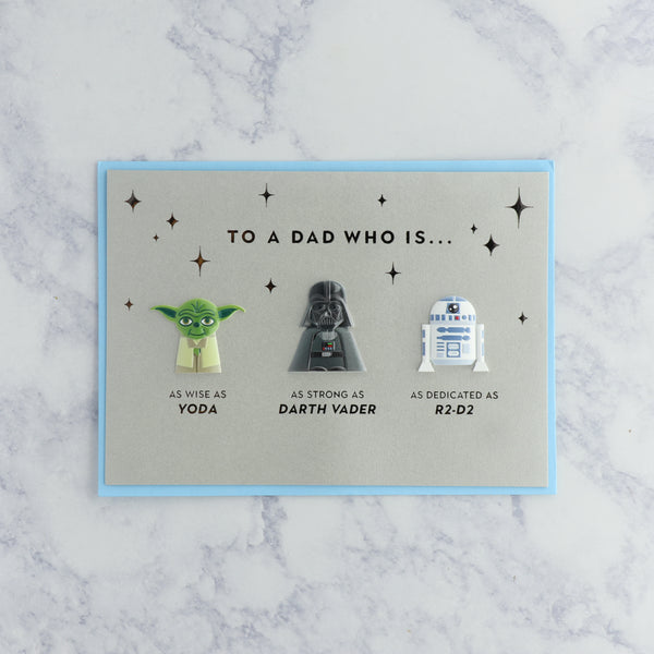 Star Wars Icons "Galaxy Far Away" Father's Day Card