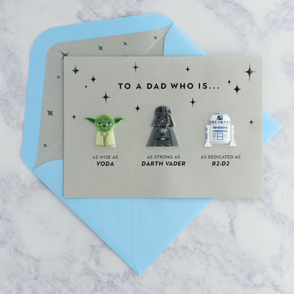 Star Wars Icons "Galaxy Far Away" Father's Day Card